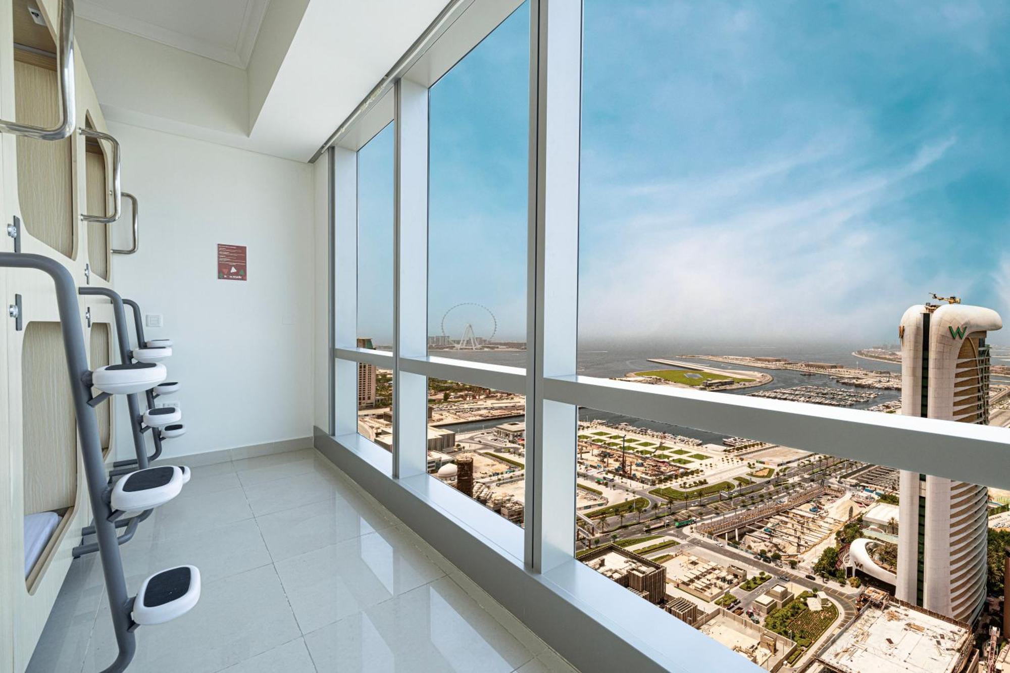 Capsule Experience Duplex - Panoramic Sea View - Nowmade La Marina Hostel Dubai Exterior photo